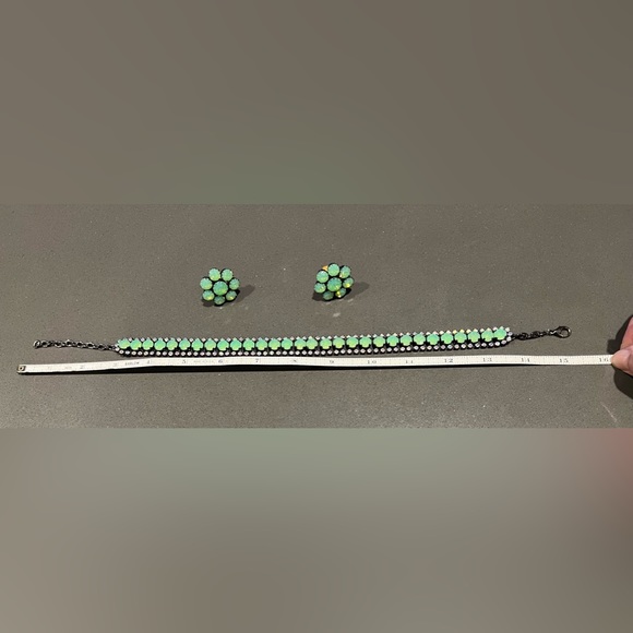 Choker and earrings from Harrods London, 1990’s - Picture 3 of 3